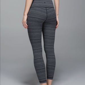 Lululemon High Times Pant Cyberstripe Deep Coal
